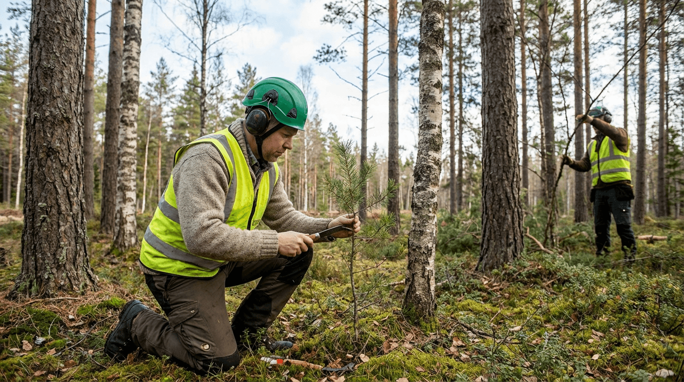 Vad gör en Skogsarbetare?