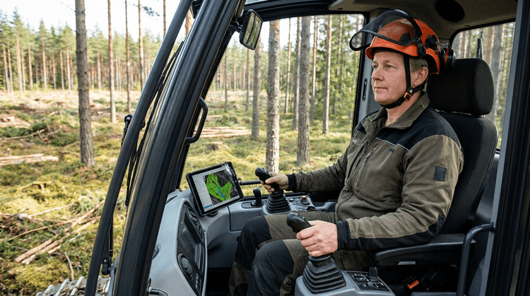 Förare av jordbruks- och skogsmaskiner - Utbildningsvägar och specialiseringar