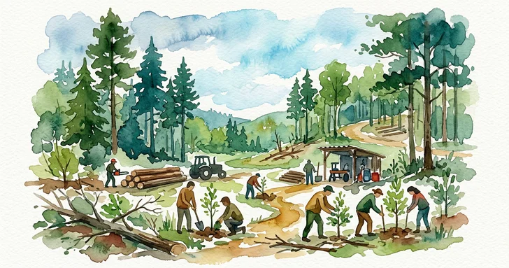 Efter stormen Johannes: En ny arbetsmarknad växer fram i skogsindustrin